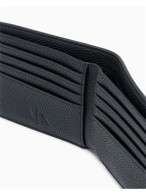 Portafoglio bifold con finitura testurizzata e scomparti ARMANI EXCHANGE | XM000168AF26663/UC001